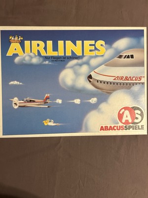 Airlines Boardgame Abacus EX/NM RARE Game