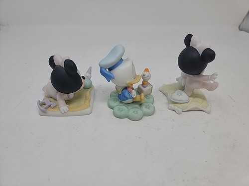 Goebel Disney Babies Lot Minnie Mouse W/ Top Babys First Steps Smile Donald Duck - Picture 4 of 16