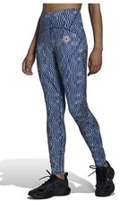 ADIDAS STELLA MCCARTNEY TRUEPACE ABSTRACT LOGO RDY PERFORMANCE LEGGINGS UK L