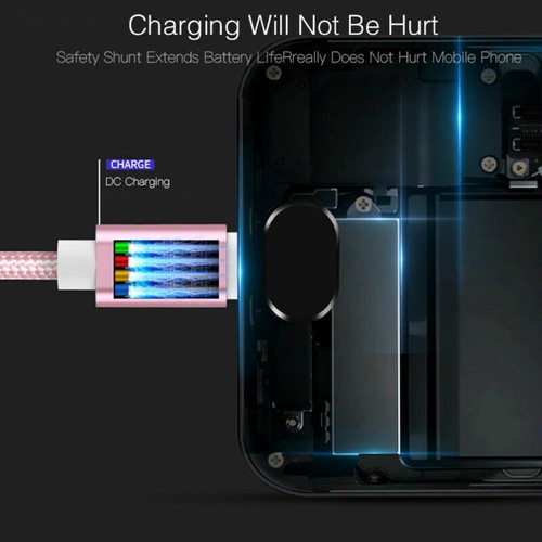 1/2/3M USB Type C Kable USB-C Fast Charging Cable for Samsung Galaxy Huawei Mate - Picture 9 of 15