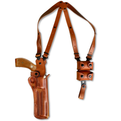 Vertical Shoulder Holster Fits, Smith & Wesson Model 10-6 .38 Special 6'' #1330#