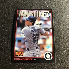 Tino Martinez 1993 Donruss Triple Play Baseball #35 MLB Seattle Mariners 1B