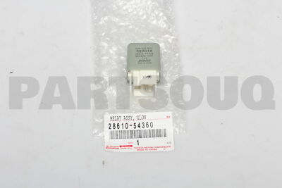Relé Genuino Toyota 28610-54360 - Para Sistemas Eléctricos Y Enchufe Brillante
