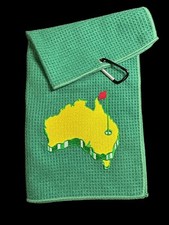 Master  s Australia Golf Towel 8in x 16in 