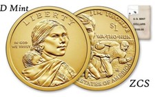 2018 D Native American Indian Dollar Coin Sacagawea Coins Jim Thorpe Money