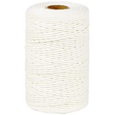 PerkHomy Cotton Butchers Twine String 2mm Twine for 500 Feet Natural White