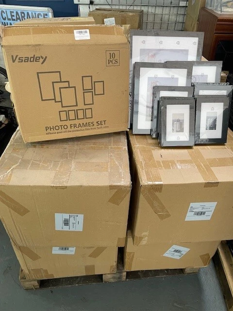  40 Piece Picture Frame Set – Assorted Black Photo Frames – Brand New & Sealed - Image 2 of 4