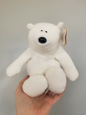 Treasured Pals Plush Beanie Soft Toy Glacier White Polar Bear 2004
