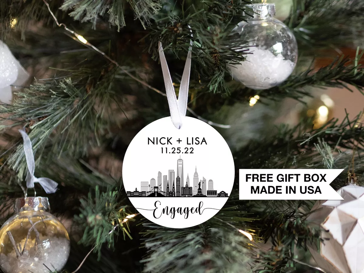 NYC Cityscape Christmas Ornament