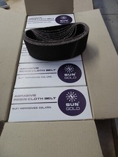 Sanding Belts. Size 3x21 - 40 Grit. Box of 50