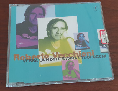 Roberto Vecchioni - Es kommt die Nacht und hat deine Augen, Einzel-CD Promo Rare 1997
