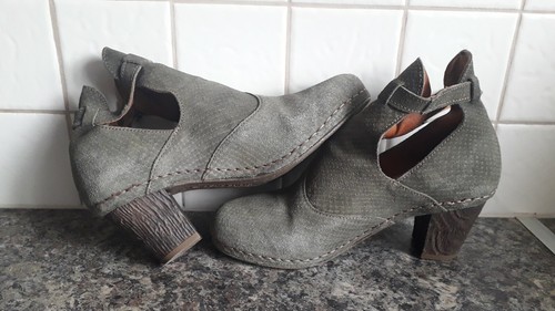 ART COMPANY SHOES- OLIVE GREEN - LEATHER BOA - GREAT CONDITION - UK5/EU38 - Picture 6 of 10