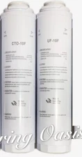 Two Baynote/Bayonet Refill Cartridge (CTO+UF) for KUF Water Filter System