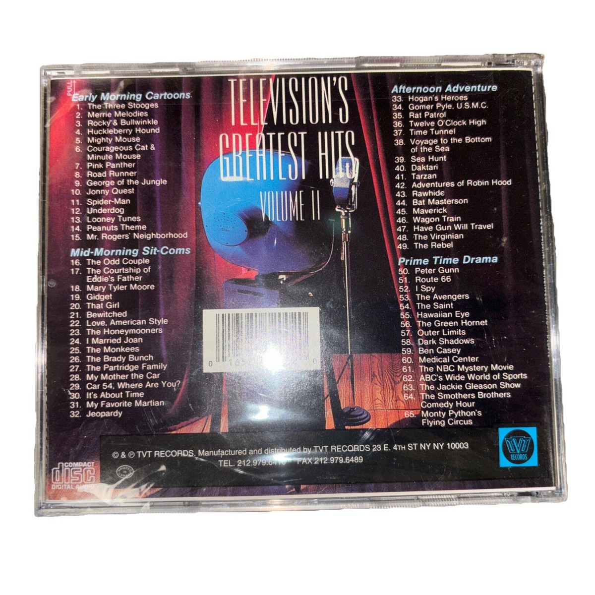 Television's Greatest Hits Volume II ( CD - 1994 - TVT Records TVT 1200 CD NEW | eBay Television's Greatest Hits Volume II ( CD - 1994 - TVT Records TVT 1200 CD NEW | eBay
