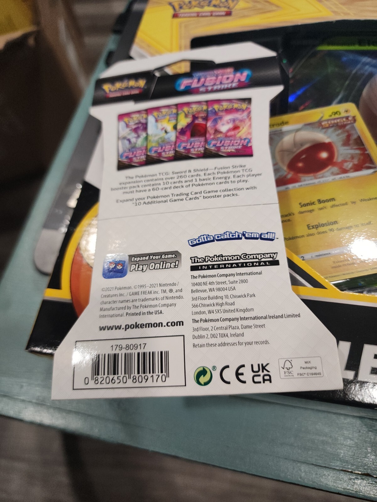 Pokemon TCG Bundle With Hisuian Electrode V Box, Mystery Pack, & S&S