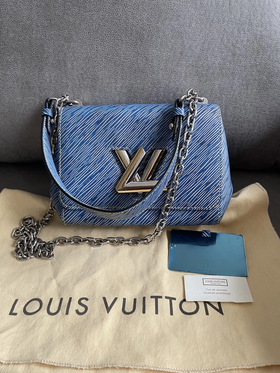 LOUIS VUITTON Shoulder Bag blue Denim Light Epi denim Twist PM eBay