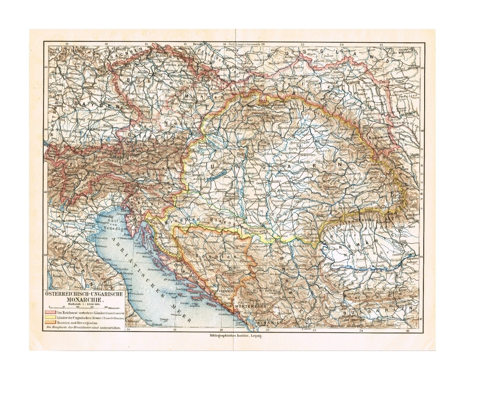 1900-1909 Date Range Antique Europe World Atlas