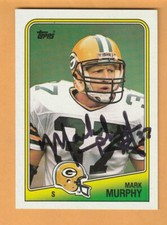 Mark Murphy Green Bay Packers AUTO Signed 1988 Topps Canton Ohio 10D