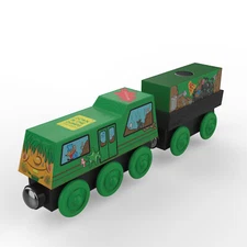 Trashy Terry -  Wooden Train Set with Cargo -Zany Trains Wooden Railway Series 1
