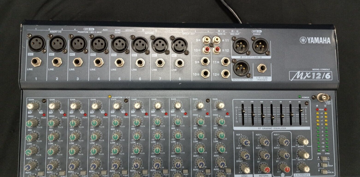 Yamaha MX12/6 Analog Mixing Board with 12 Input Channels | eBay