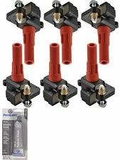 Set of 6 Ignition Coil + Tune Up Grease For Subaru Legacy Outback Tribeca UF287