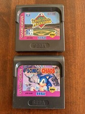 Sega Game Gear Lot of 2 Sonic Chaos World Series Baseball