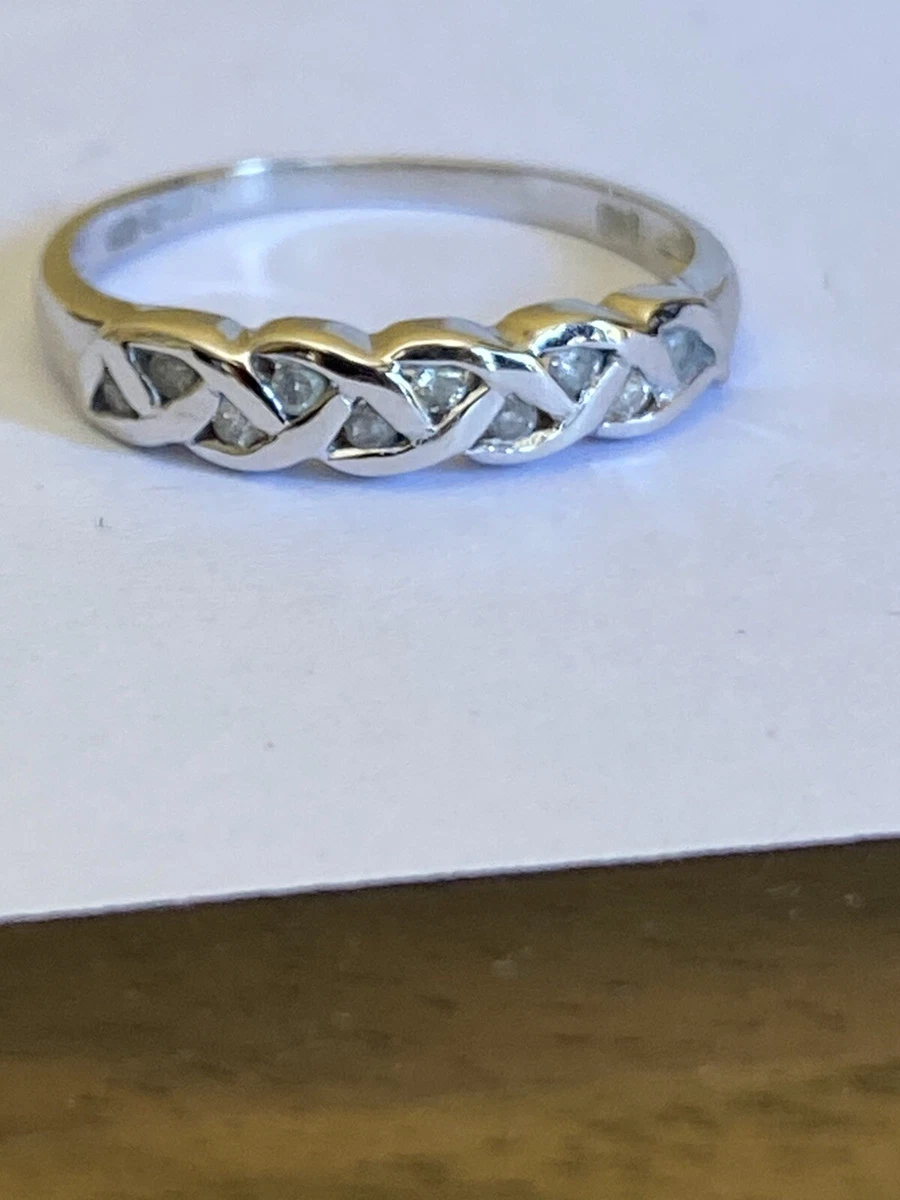 9 carat white deals gold eternity ring