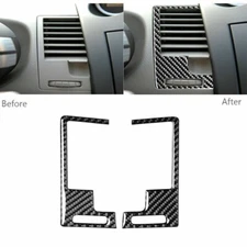 A Pair Carbon Fiber Interior Panel Trim Cover For Nissan For 350Z 2003-2009