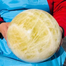 30.36LB Large Natural Yellow crystal ball Quartz Citrine sphere Mineral healing