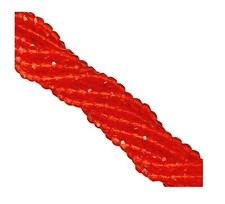 600 Sun Orange Czech Glass Tiny 3mm Fire Polished Bulk 1/2 Mass Lot Beads