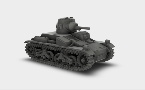 Belgian T15 Tankette WW2 Bausatz 3D Druck 1:87 1:72 1:56 1:48 1:35 - Bild 2 von 5
