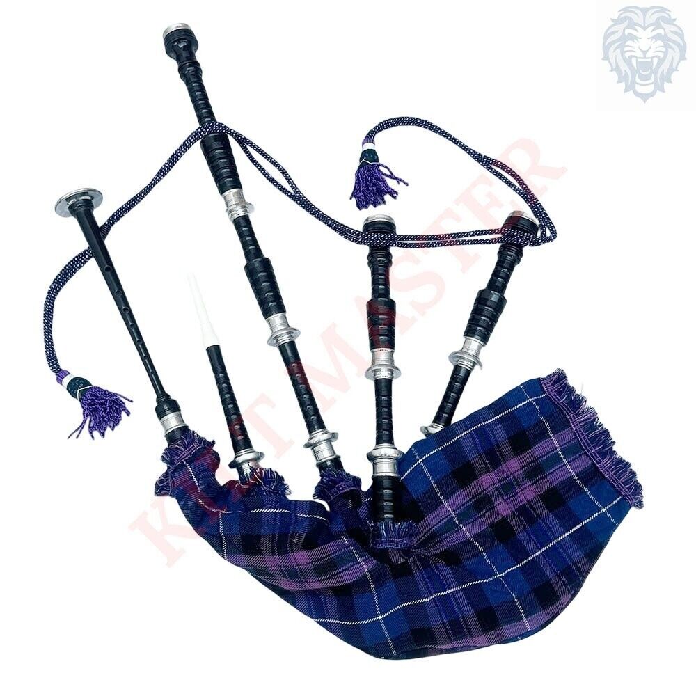 High Quality Pride of Scotland Black Finish Scottish Bagpipe