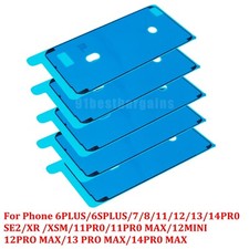 Waterproof Screen Display Frame Adhesive Seal Pre-Cut For iPhone 6s 7 8 X Plus