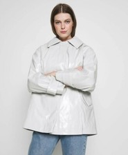 Weekday Alani Patent Jacket White Size M