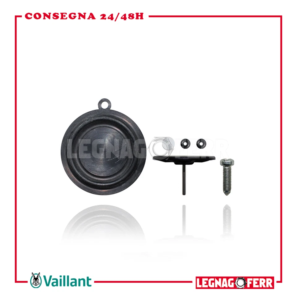 Kit Membrana per Valvola Tre 3 Vie 011289 per Caldaia Vaillant Compatibil 010365