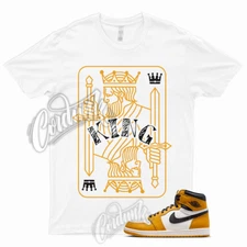 KING T Shirt for 1 Yellow Ochre Retro High 6 Desert Mid Low Dunk OG Pollen Match
