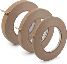 StewMac Brown Binding Tape - Set of 3 Sizes (1/4", 1/2" and 3/4" Widths)
