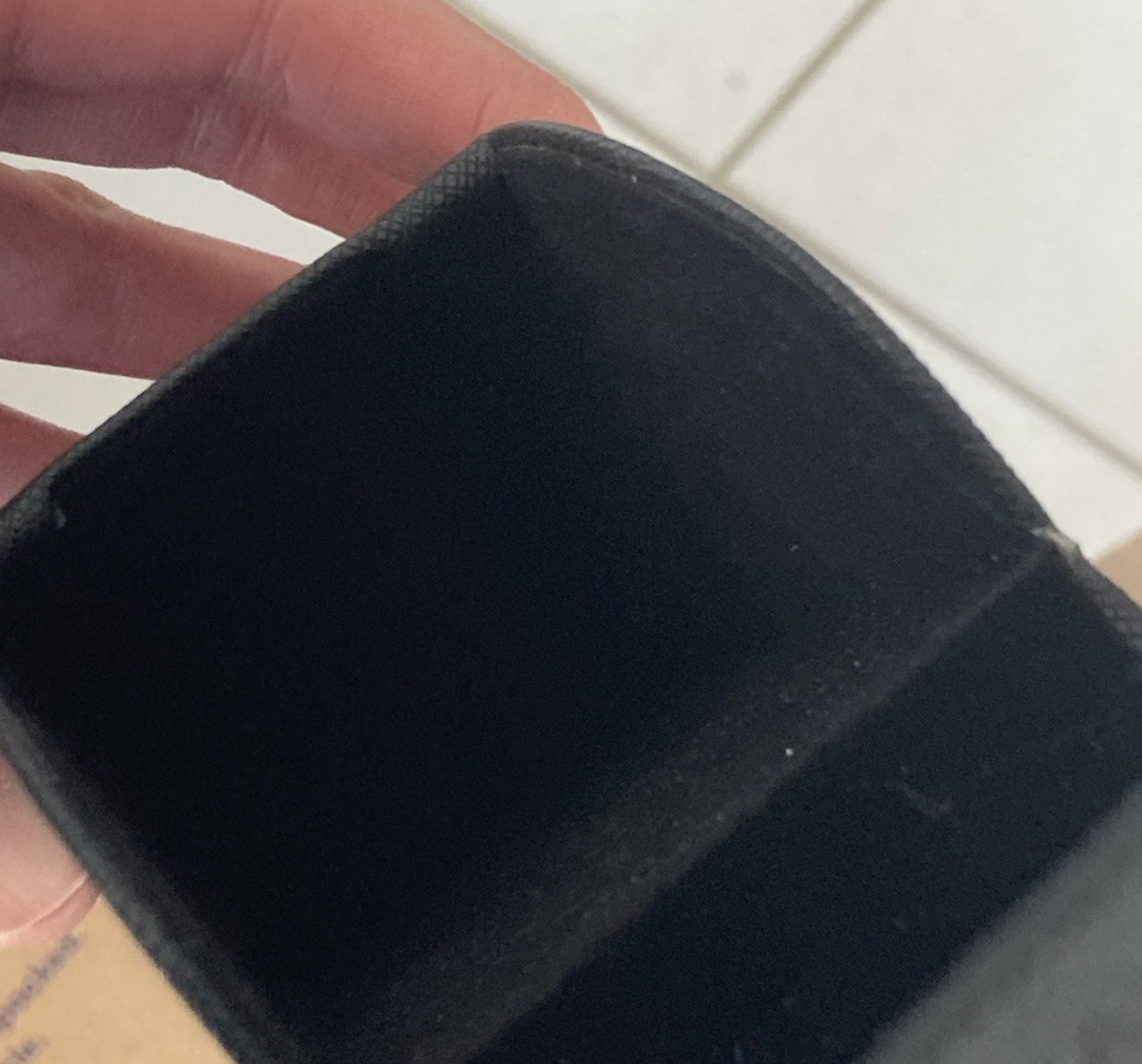 PRADA Black Eyeglasses Sunglasses Half Circle Magnetic Hard Case thumbnail 5