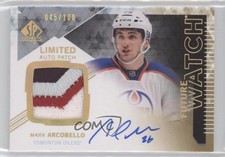 2013 SP Authentic Future Watch Limited 45/100 Mark Arcobello #285 Patch Auto 0pm