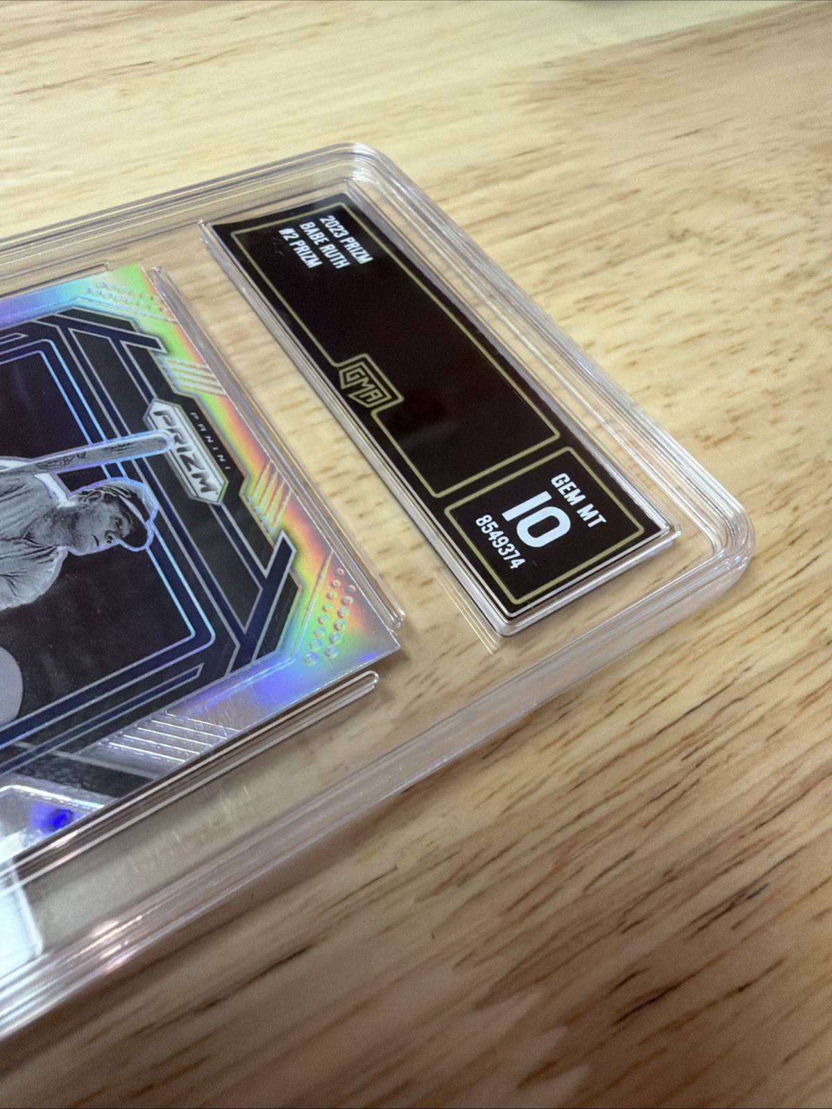 Babe Ruth GMA 10 Gem Mint Bambino New York Yankees Baseball Card 2023 Prizm MLB view 7