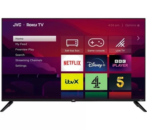 JVC LT-43CR330 Roku TV 43" Smart Full HD HDR LED TV Boxed - Picture 6 of 6