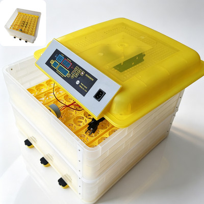 110V Automatic Egg Incubator Intelligent PID Control Hatcher for 112 Egg 