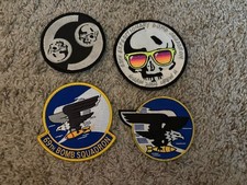 4 USAF Pilot Worn Squadron Patches ~ 69th BS ( B-52 ) ~ hook / loop
