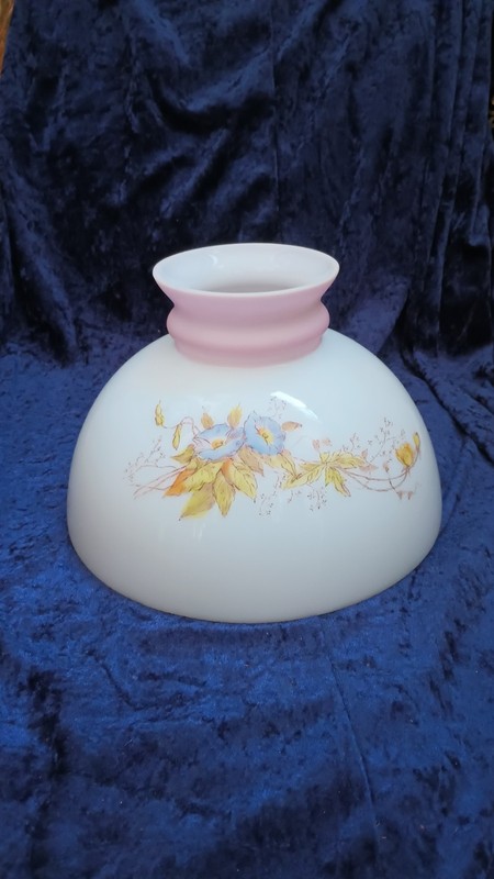 Vintage White Milk Glass Lamp Shade 
