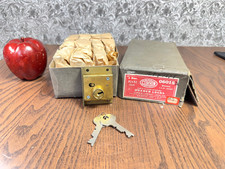 Vintage Corbin Brass Cabinet Drawer Locks 12 ...