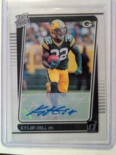 2021 Clearly Donruss #98 Kylin Hill Clearly Rated Rookie Autographs