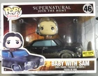 SAM & BABY Hot Topic EXCLUSIVE Supernatural Funko Pop! 46 1967 Chevrolet Impala