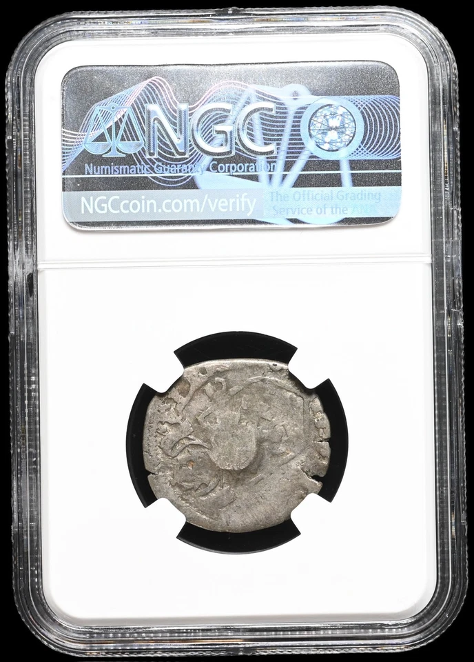 American Colonies. Billon 15 Deniers, Lis C/S, Edict of 1640, NGC VG10, C/S: AU - Image 4 of 4