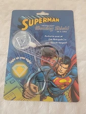 RARE vintage Warner Brothers krypolight glowing shield on a cord