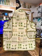 Large Cotton Twill Utility Garden Apron 5 Pockets, Brand New Without Tags.